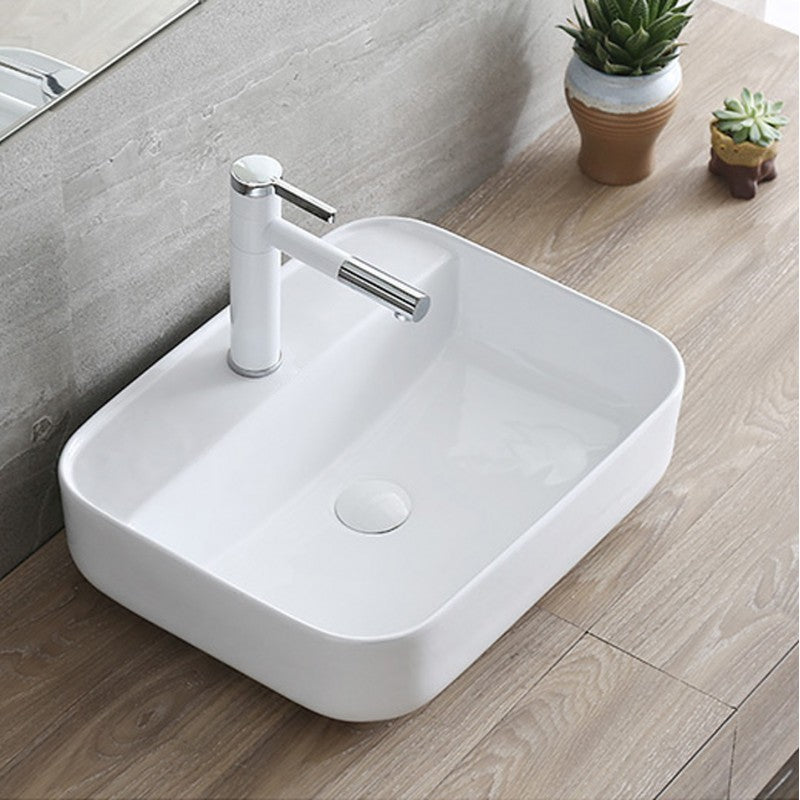 Art Counter Top Single Tap Hole Basin