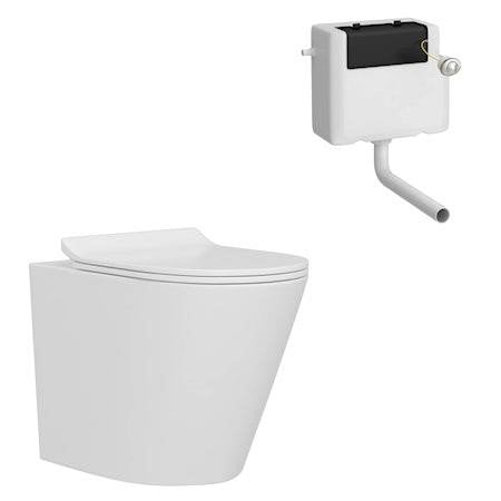 Globe Back to Wall Round Toilet Pan