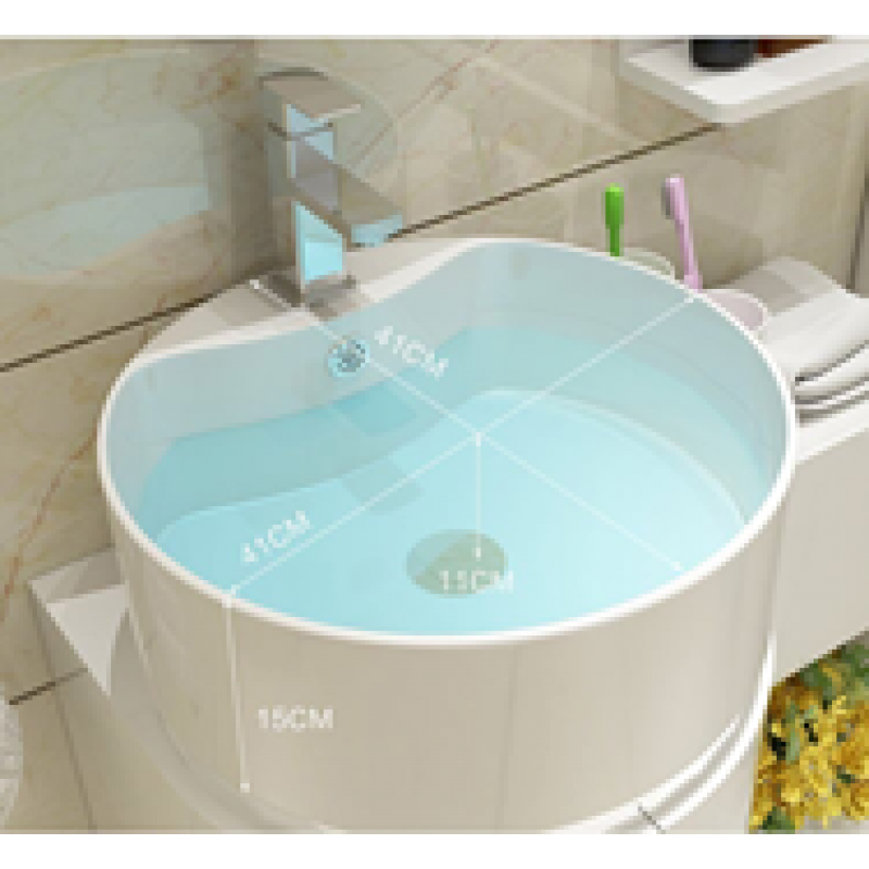 Mode Floor Standing Cloakroom Vanity & Ceramic Basin