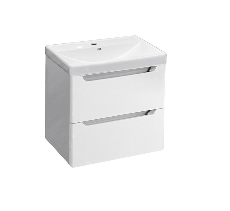 AQUA 600mm PVC Wall Hung Vanity Unit