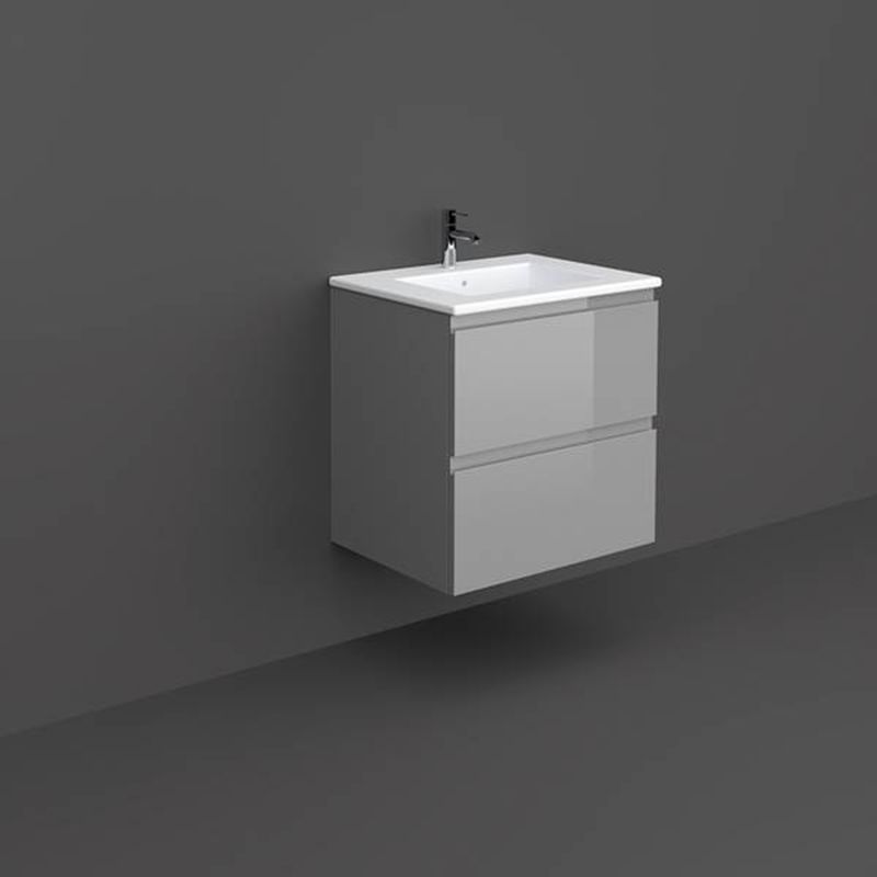 RAK Ceramics Joy Wall Hung Vanity Unit & Basin - Urban Grey
