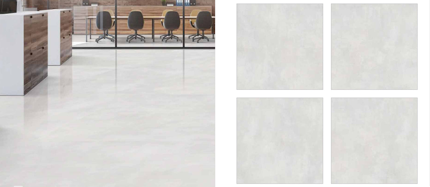 SILVER GREY MATT 80x80