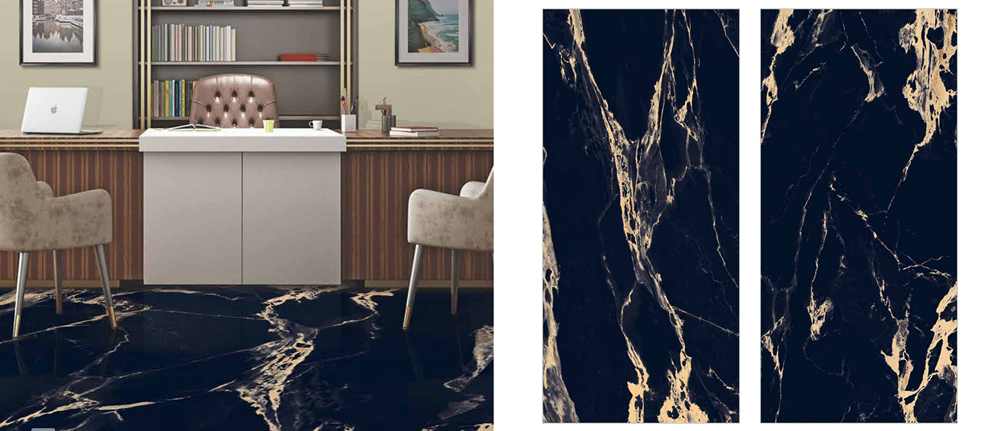 VINTAGE BLACK HIGH GLOSS 60x120