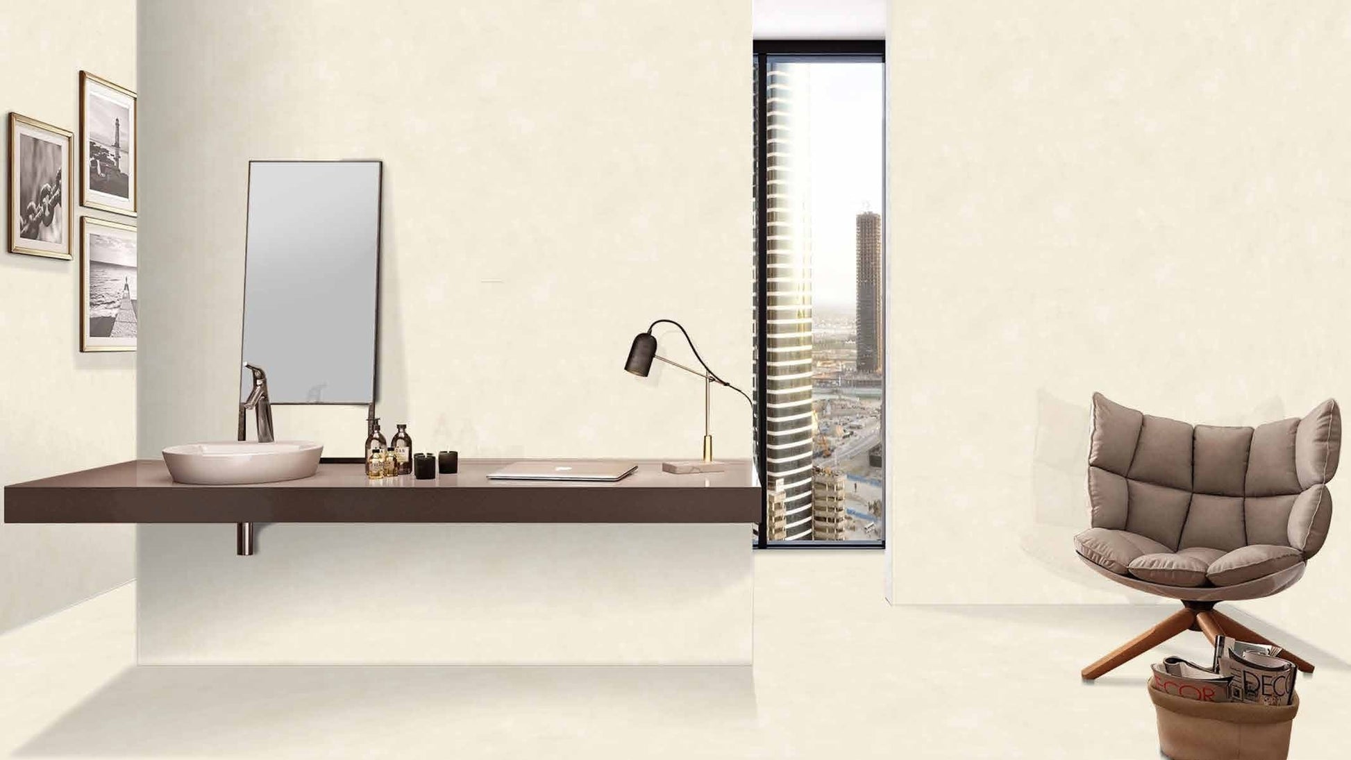SANDY BEIGE RUSTIC MATT 30x60