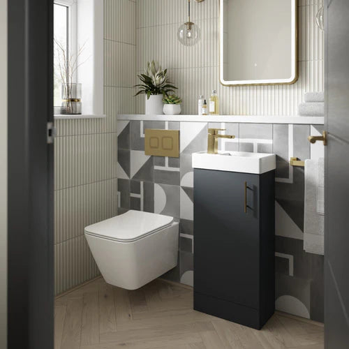 Rimless Square Wall Hung Pan Concealed Wc Frame Grohe 1.12 Chrome Plate Full Pack 3877220A
