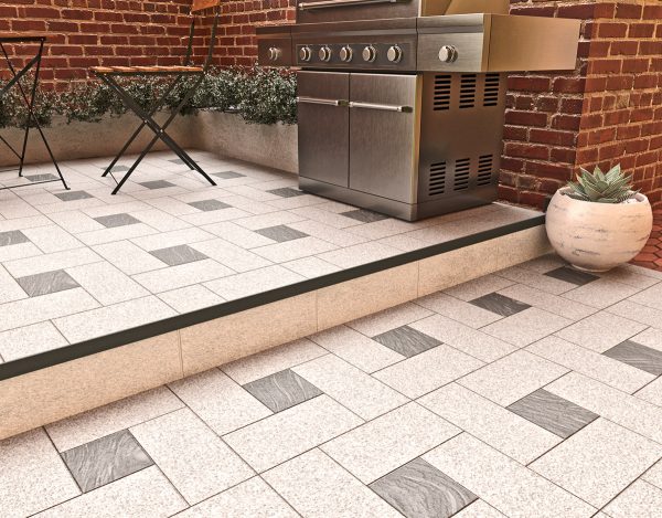 22.5mm Square Edge Anthracite Tile Trim