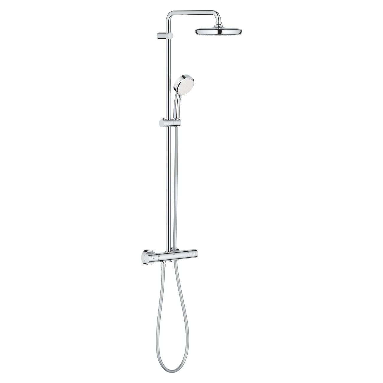 Grohe Tempesta Cosmopolitan System 210 Shower system with Thermostat for Wall Mounting