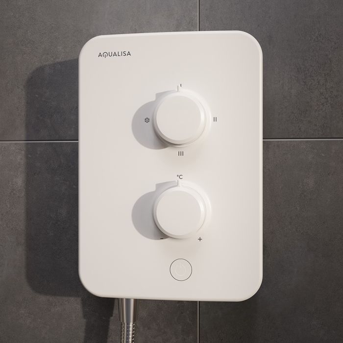 Aqualisa E1 Electric Shower (9.5kW) - White
