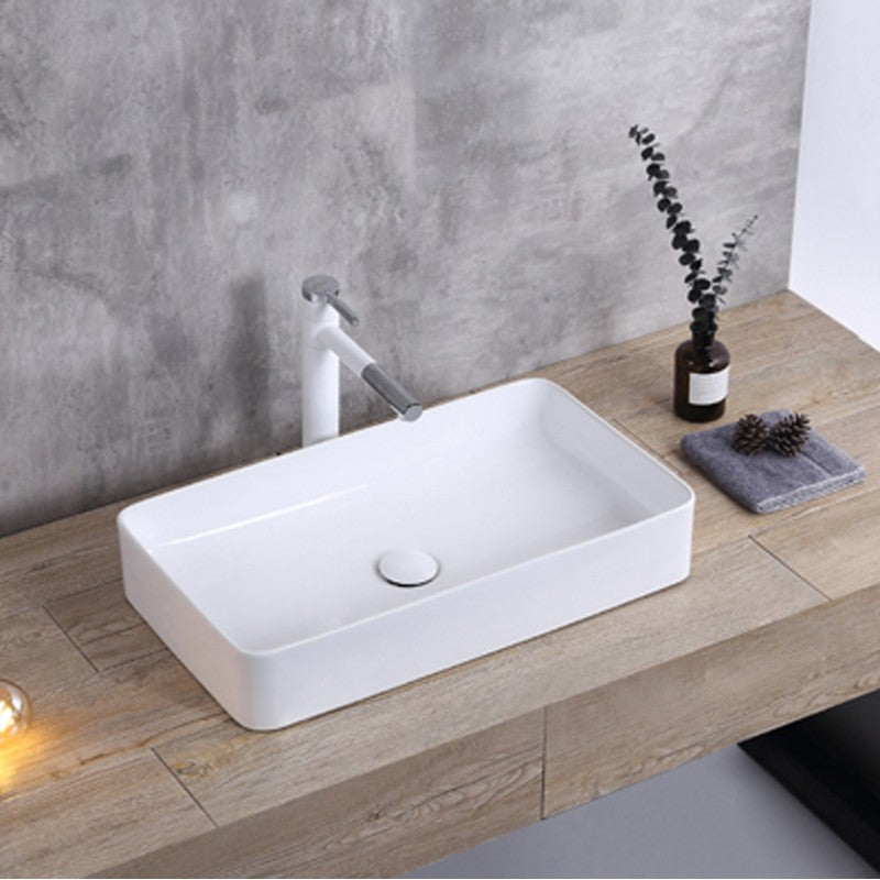 Art Counter Top No Tap Hole Basin