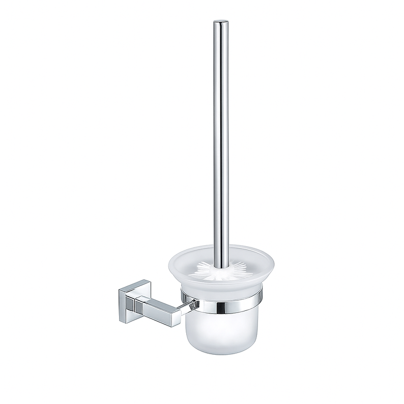 Toilet Brush & Holder Square Design