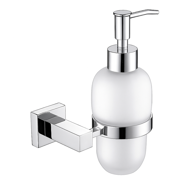 Soap Dispenser & Holder Square Design