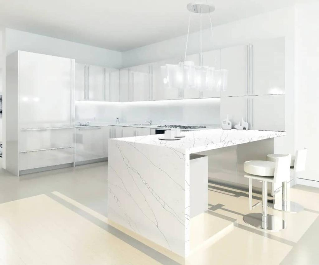 Alaska White Quartz Worktop
