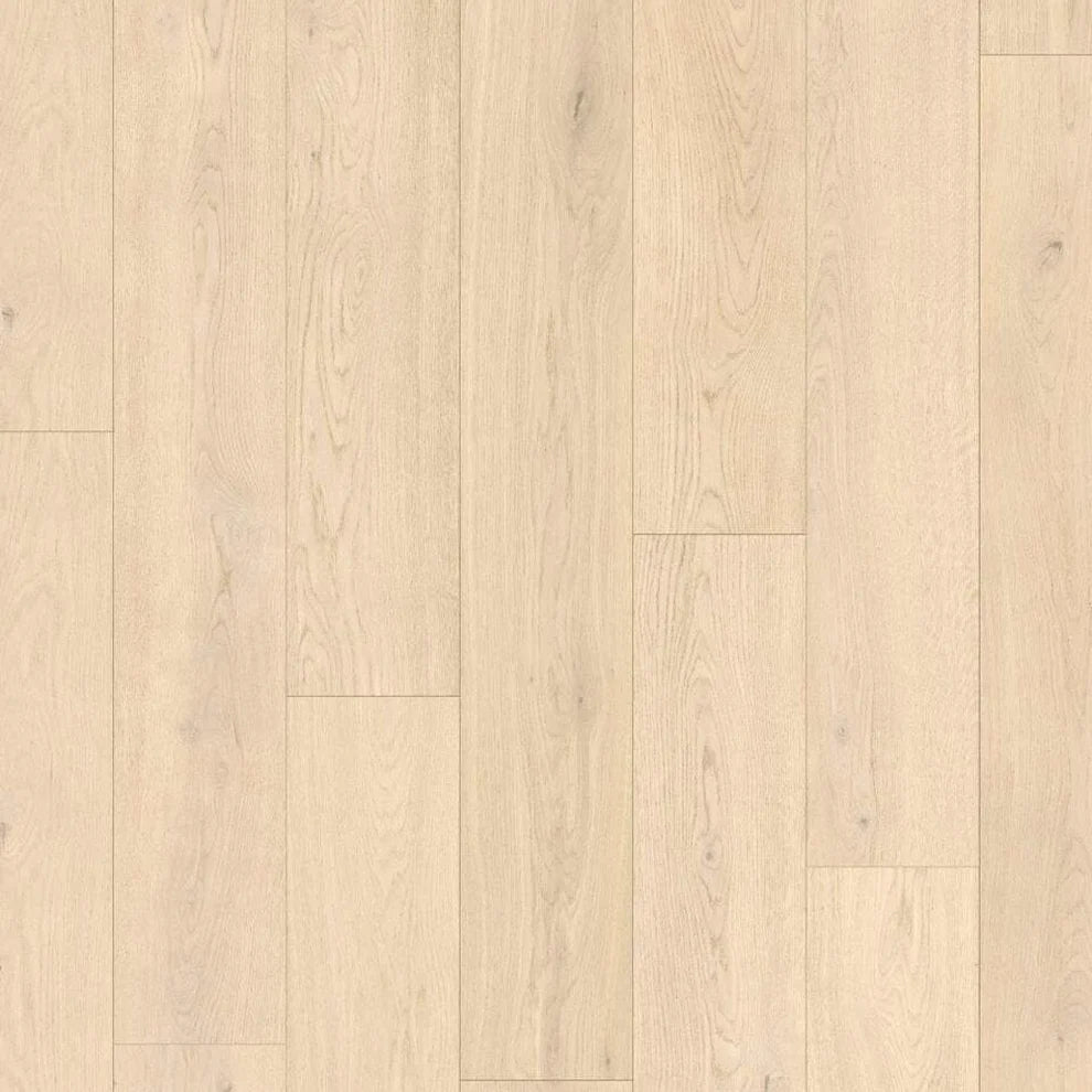 Tamarack Biscuit Beige - 10mm Handscraped Moisture Resistant Laminate Flooring