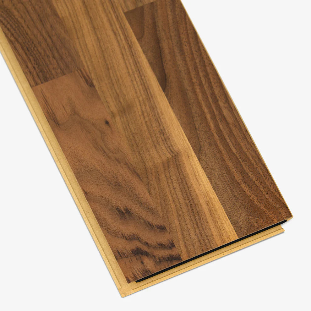 American Walnut - 13mm Engineered 3-Strip Click Real Wood Flooring