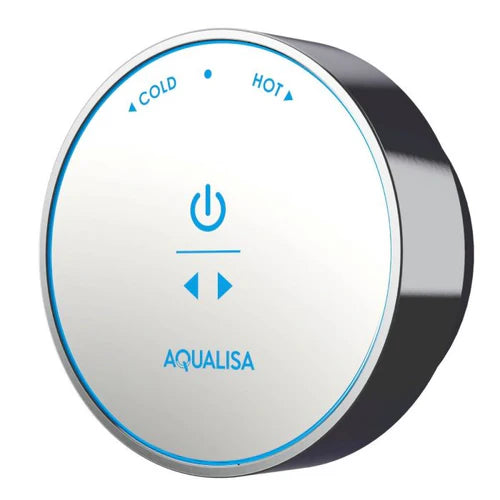 Aqualisa Quartz Blue Dual Outlet Concealed Adjustable & Fixed Wall Heads QZSBA1BVDVFW23