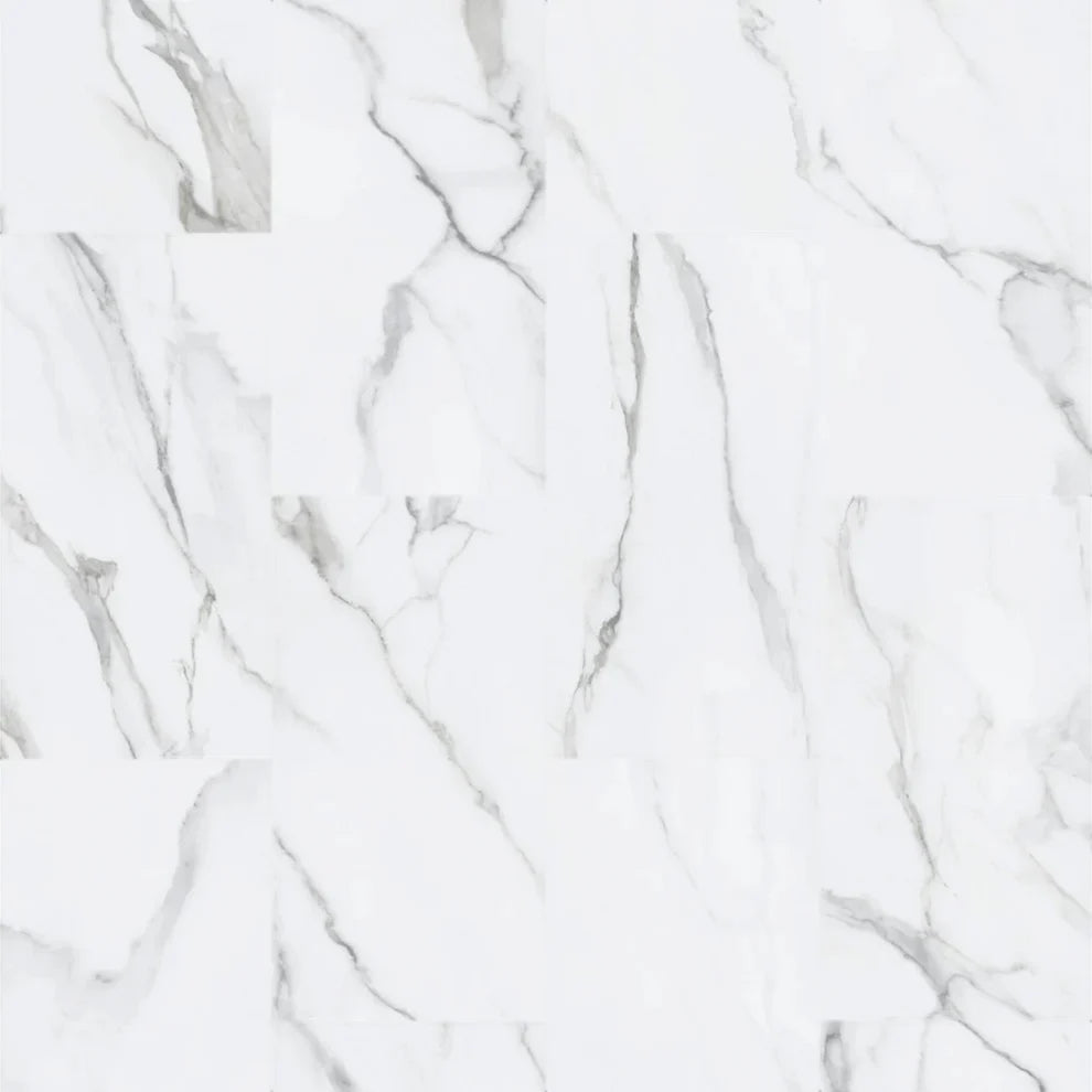 Arctic White Marble - 5mm Rigid Core Vinyl Flooring