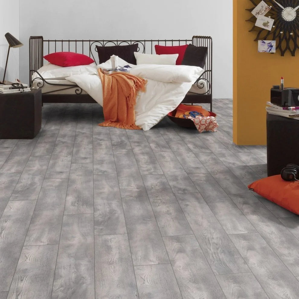 Bosco Suede Grey - 8mm Laminate Flooring