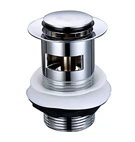 Basin Click Clack Waste Slotted Chrome