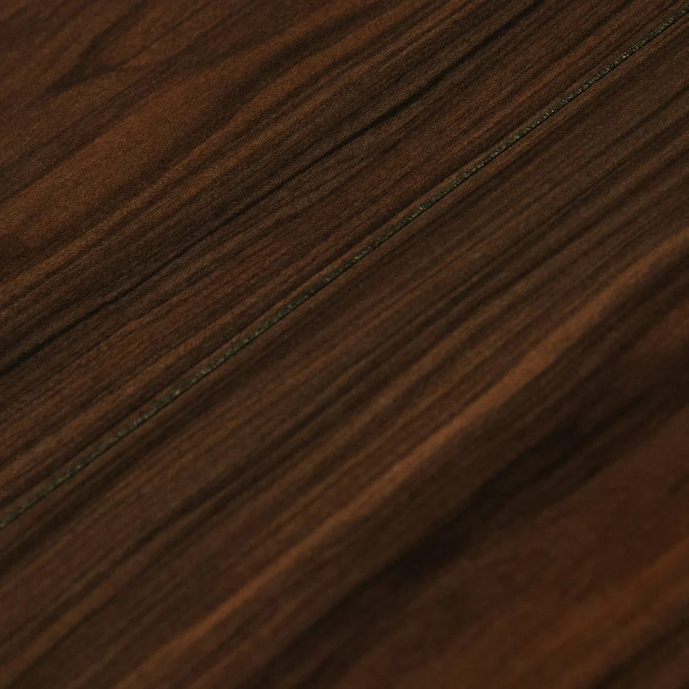 Timber Dark Brown - 8mm High Gloss Laminate Flooring