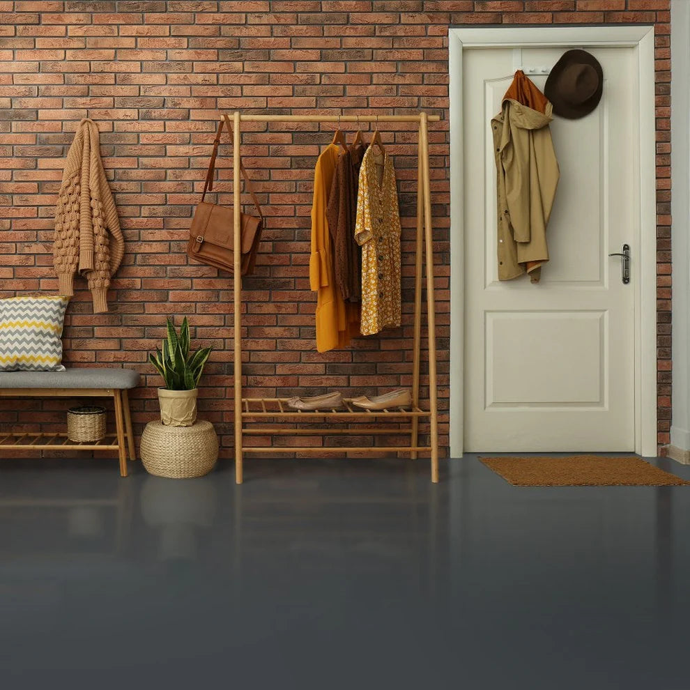 Achene Dark Grey - 8mm High Gloss Laminate Flooring
