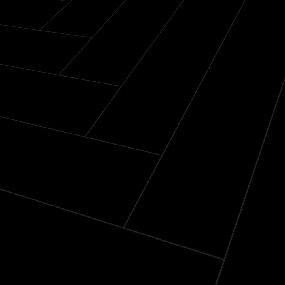 Black - Herringbone SPC 6mm Matt Rigid Core Vinyl Flooring