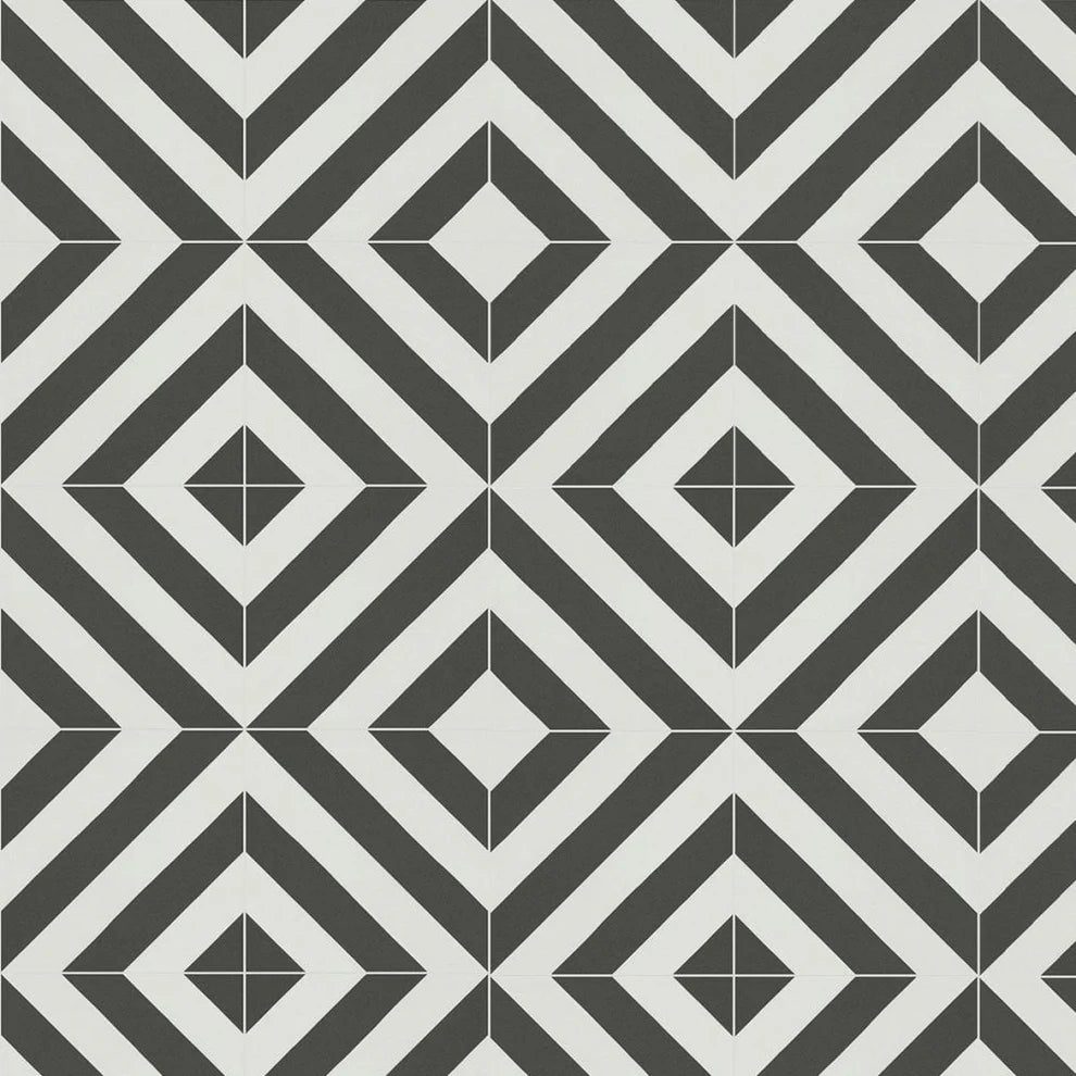 Black and White - Water-resistant 8mm Laminate Flooring