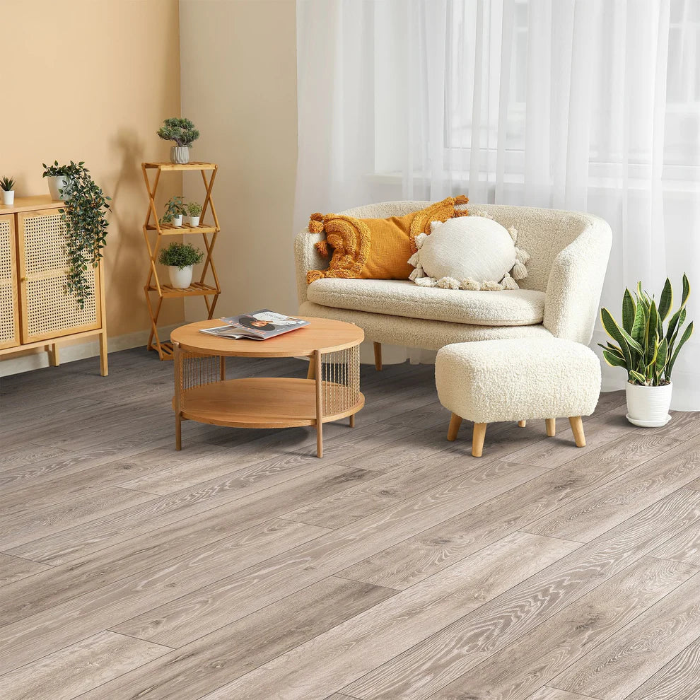 Acacia Light Brown - 12mm Laminate Flooring