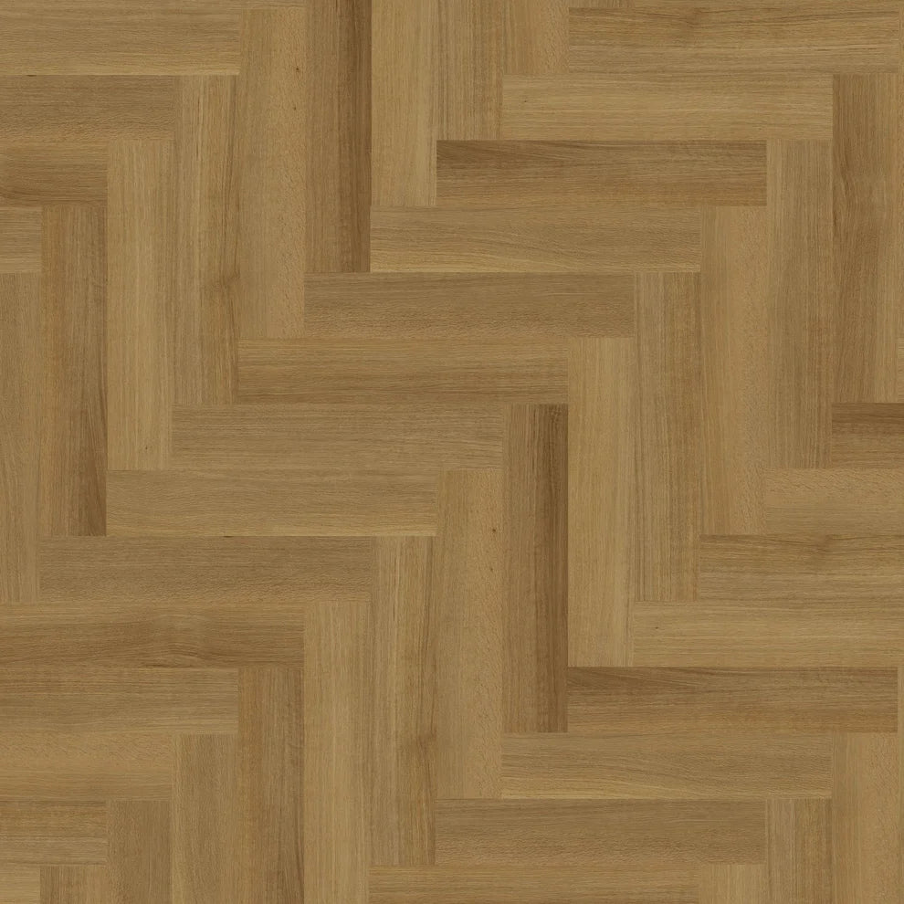 Brampton Oak - Herringbone 5mm Purecoat Rigid Core Vinyl Flooring