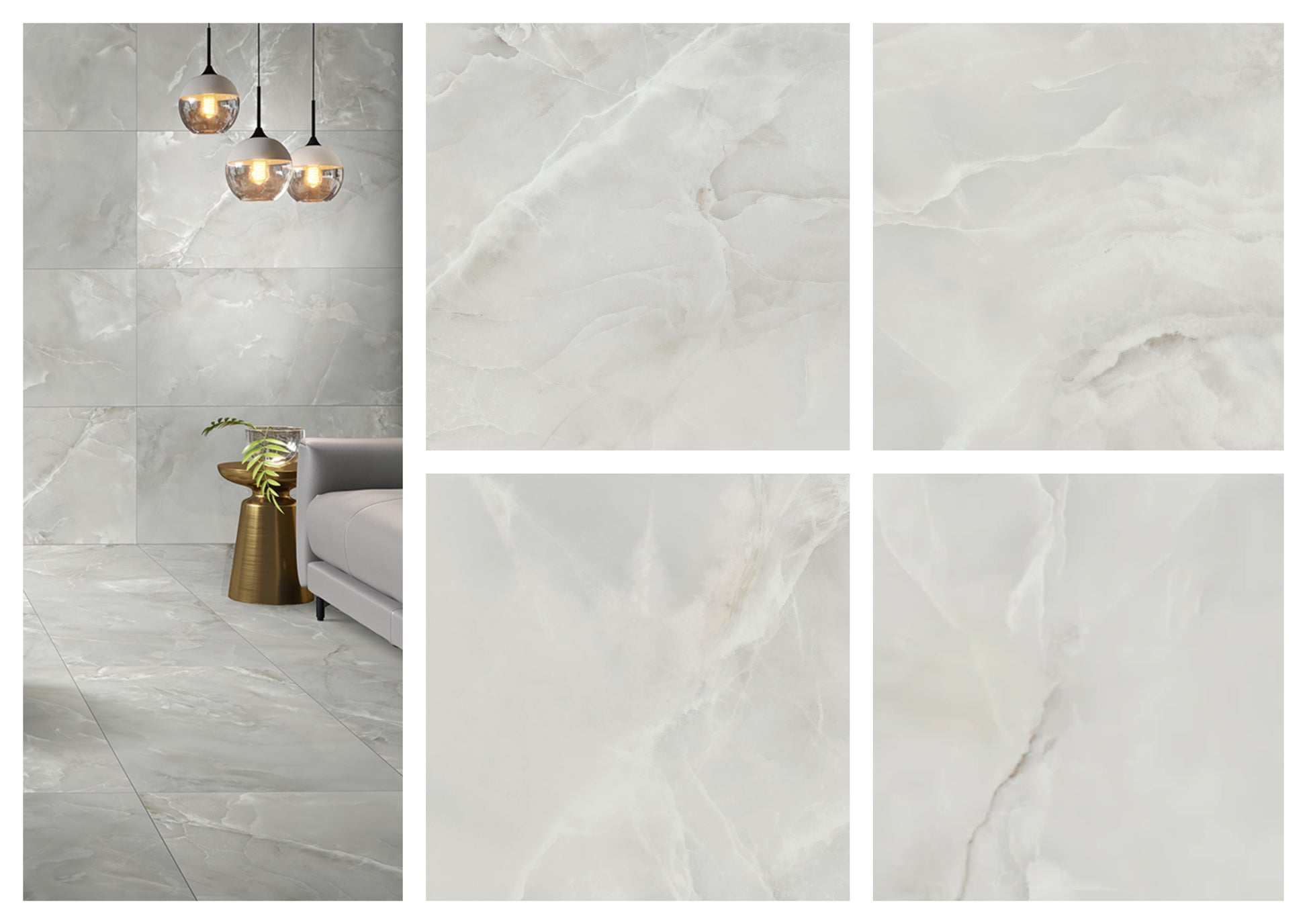 Candle Lux Light Grey 60x60