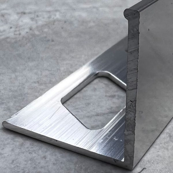 22.5mm Square Edge Chrome Tile Trim