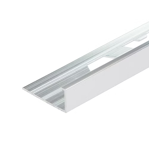 Chrome Straight Edge Tile Trims