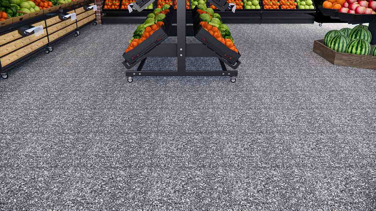 Carbon Maxi Fast Track Vinyl Flooring Flooring 635 X 635 Silver