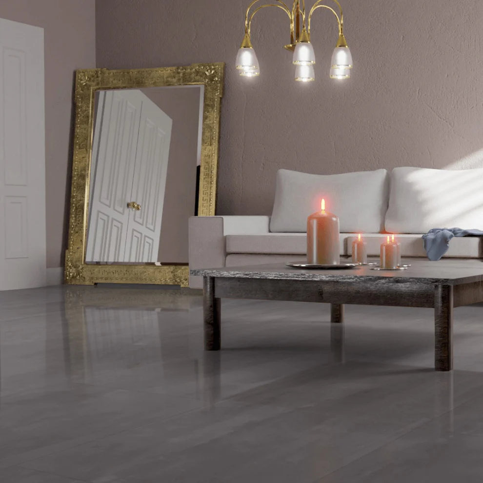 Albera Stone Marble - 8mm High Gloss Laminate Flooring