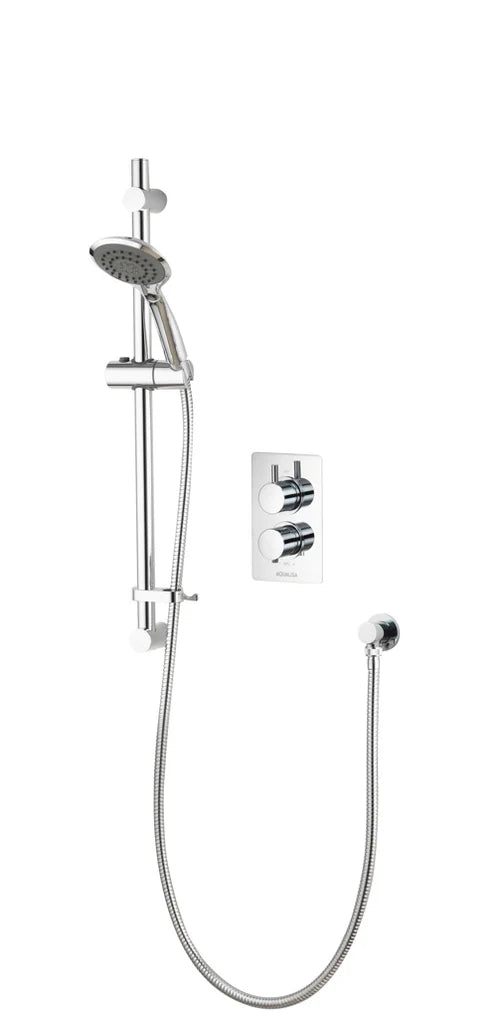 Aqualisa AQ Concealed Thermostatic Mixer with Single Outlet – Chrome AQRNDCV1
