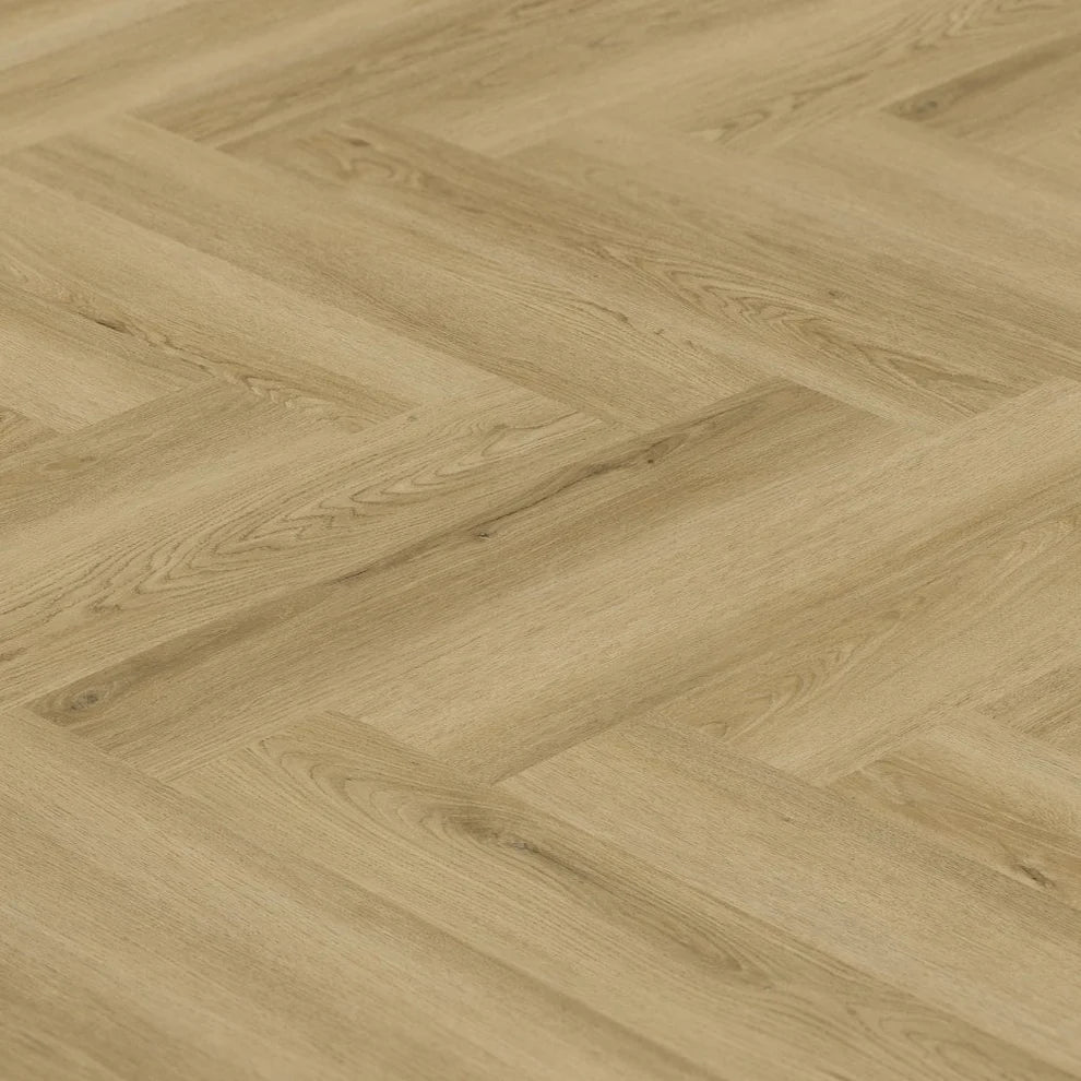 Colwood Oak - Herringbone 5mm Embossed Purecoat Rigid Core Vinyl Flooring
