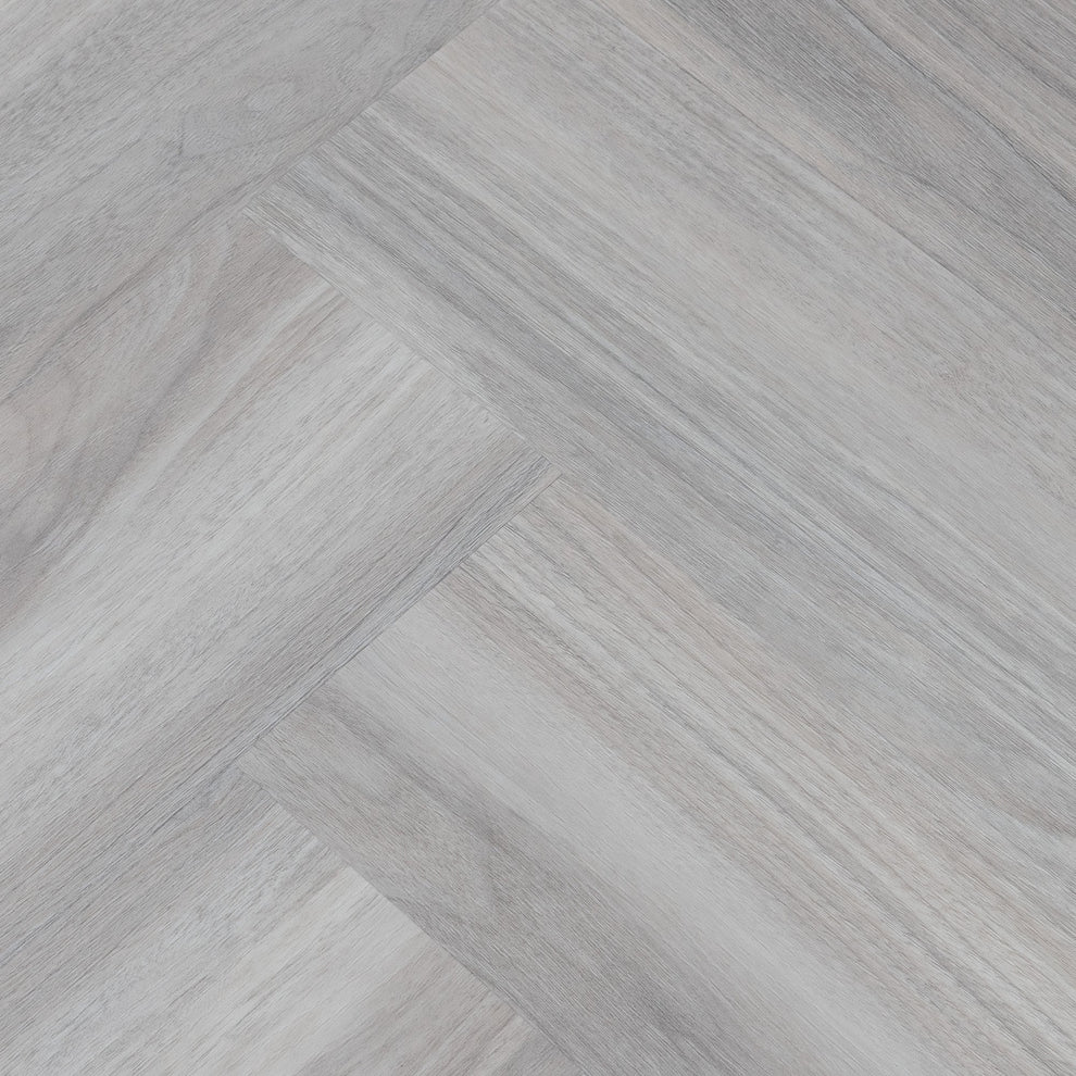 Cool Grey - SPC Herringbone 5.5mm Rigid Core Vinyl Flooring