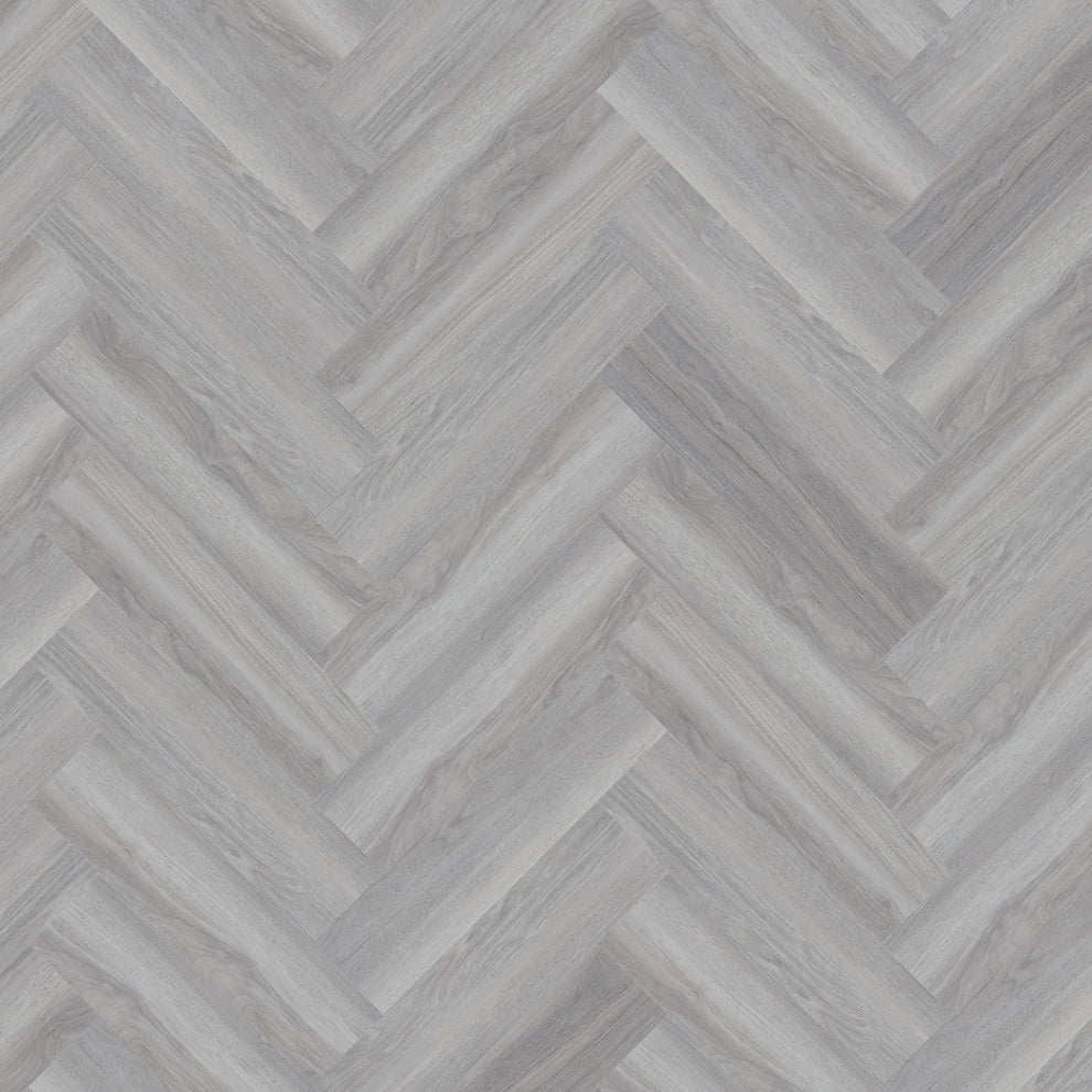 Cool Grey - SPC Herringbone 5.5mm Rigid Core Vinyl Flooring
