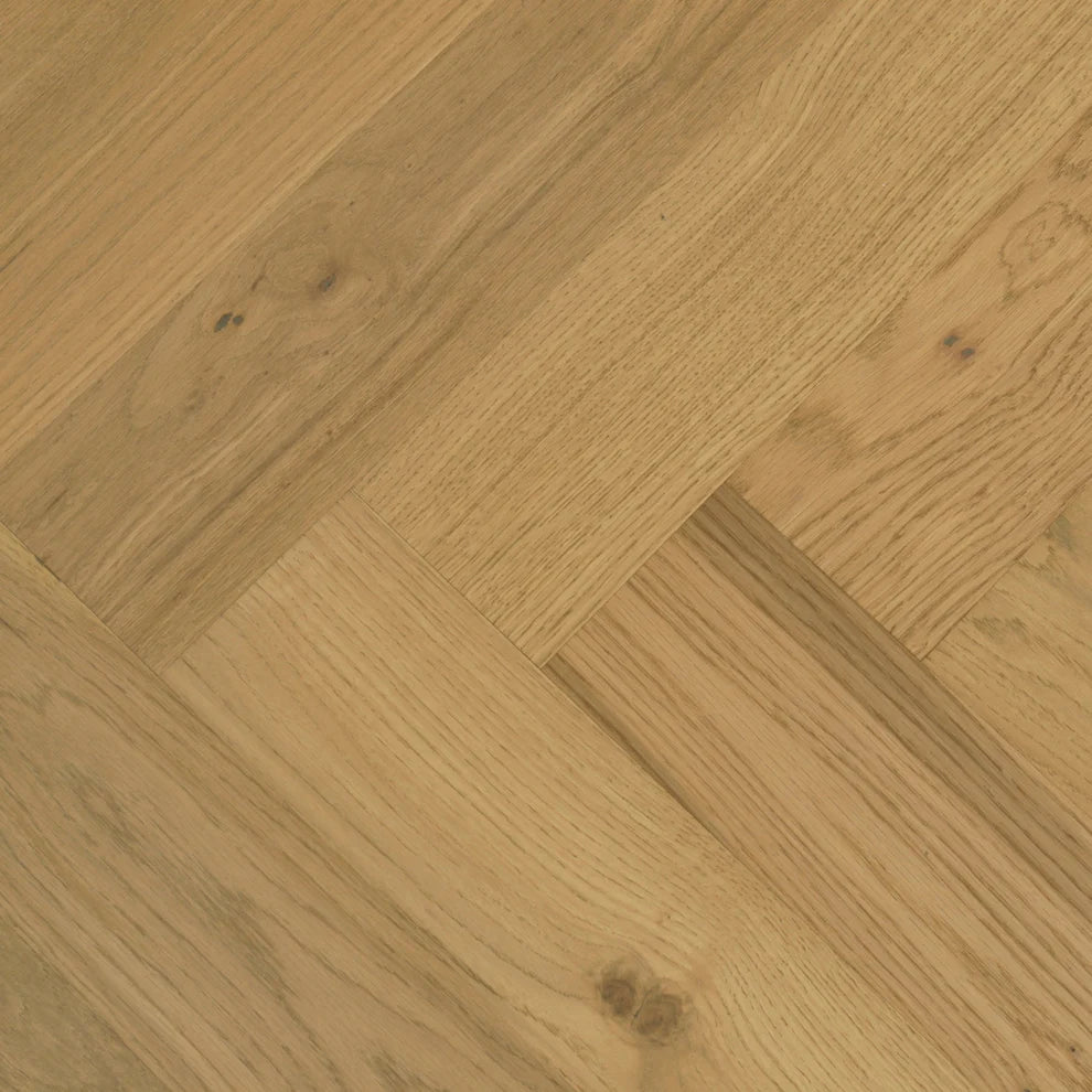 Country Oak Herringbone - Waterproof Real Wood Flooring
