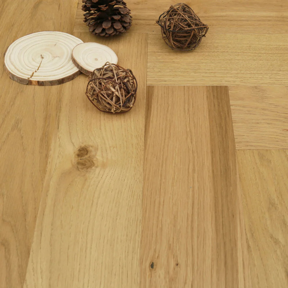 Country Oak Herringbone - Waterproof Real Wood Flooring