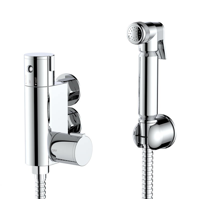 Thermostatic Douche Chrome Finish