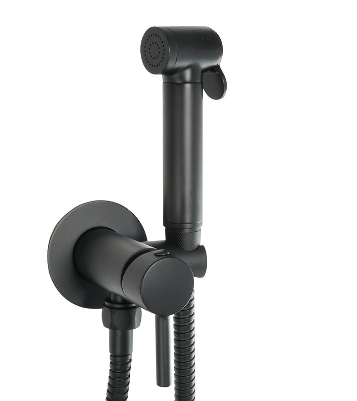 Manual Mixer Douche Matt Black Finish