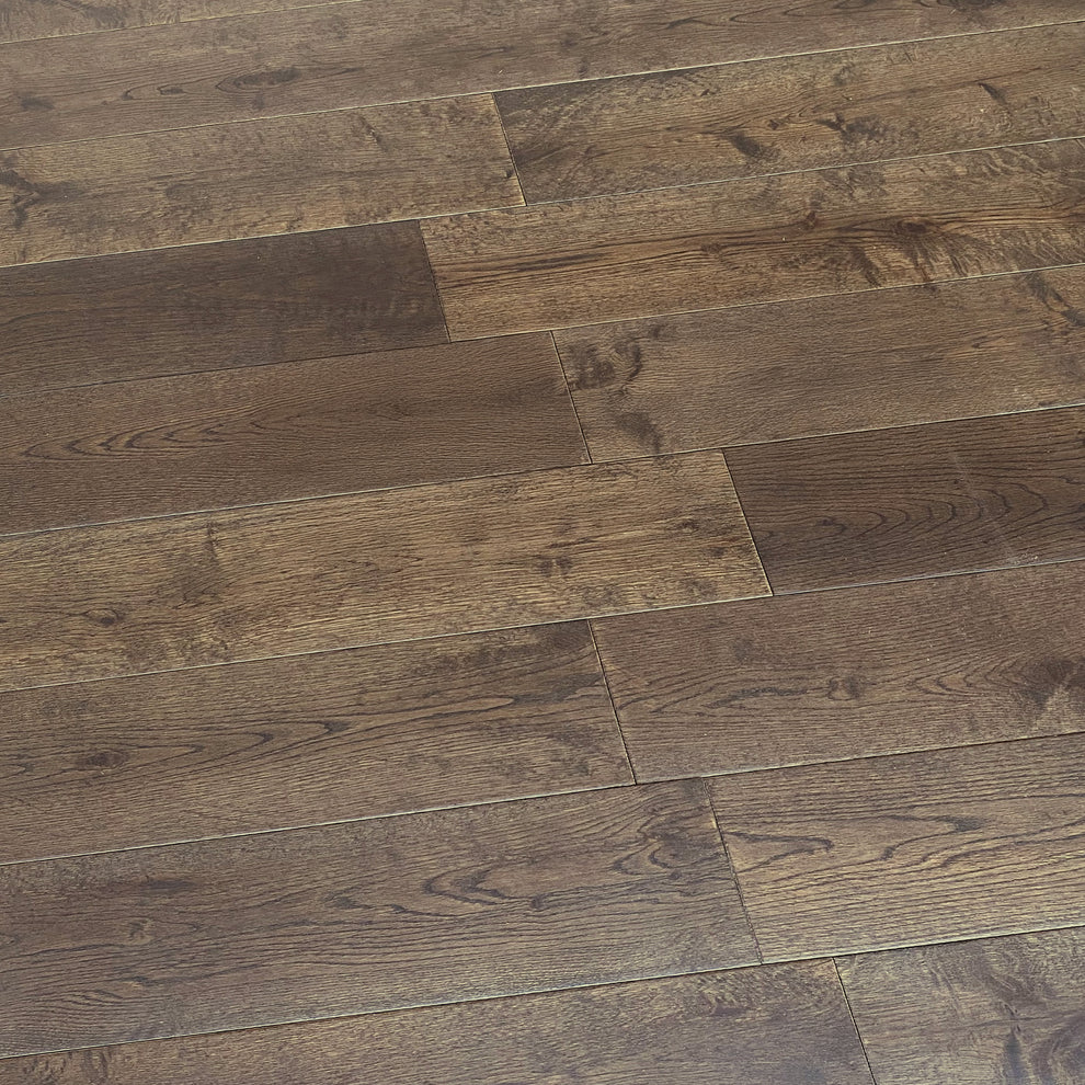 Dark Oak - 18mm UV Lacquered Solid Real Wood Flooring