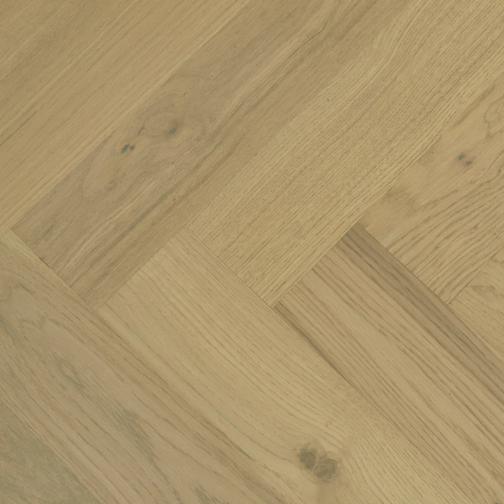 Dune Oak Herringbone - Waterproof Real Wood Flooring