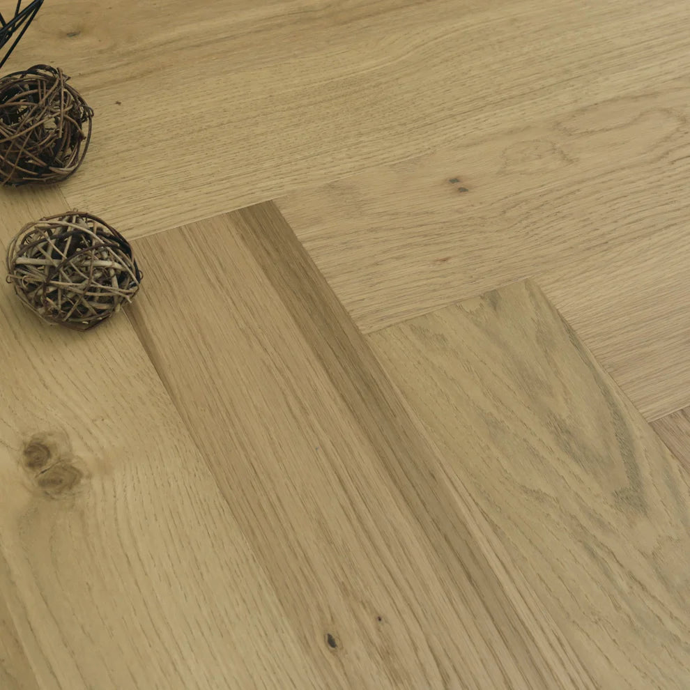 Dune Oak Herringbone - Waterproof Real Wood Flooring