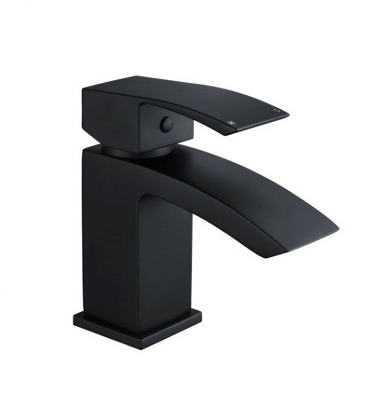 Elite Basin Mixer with Waste Matt Black