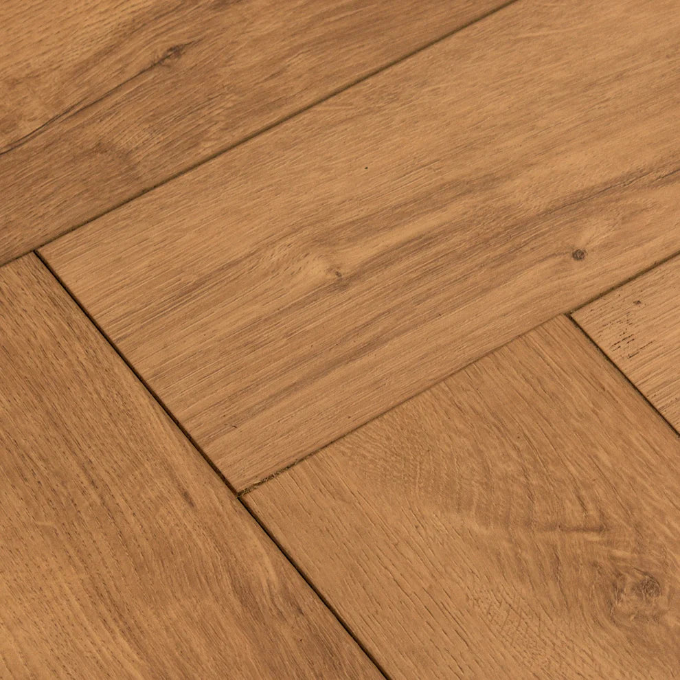 Elixir Harvest - 12mm Laminate Herringbone Flooring