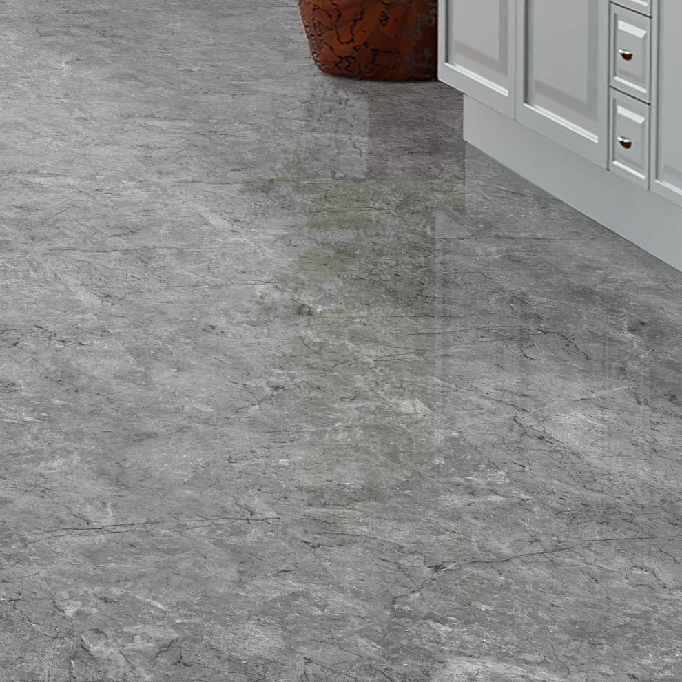 Albera Quartz Marble - Lustre Stone 8mm High Gloss Laminate Flooring