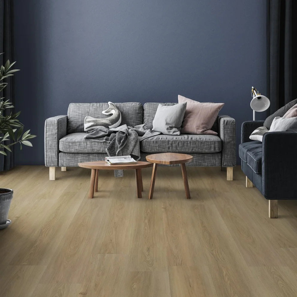 Estevan Oak - 5mm Embossed Purecoat Rigid Core Vinyl Flooring