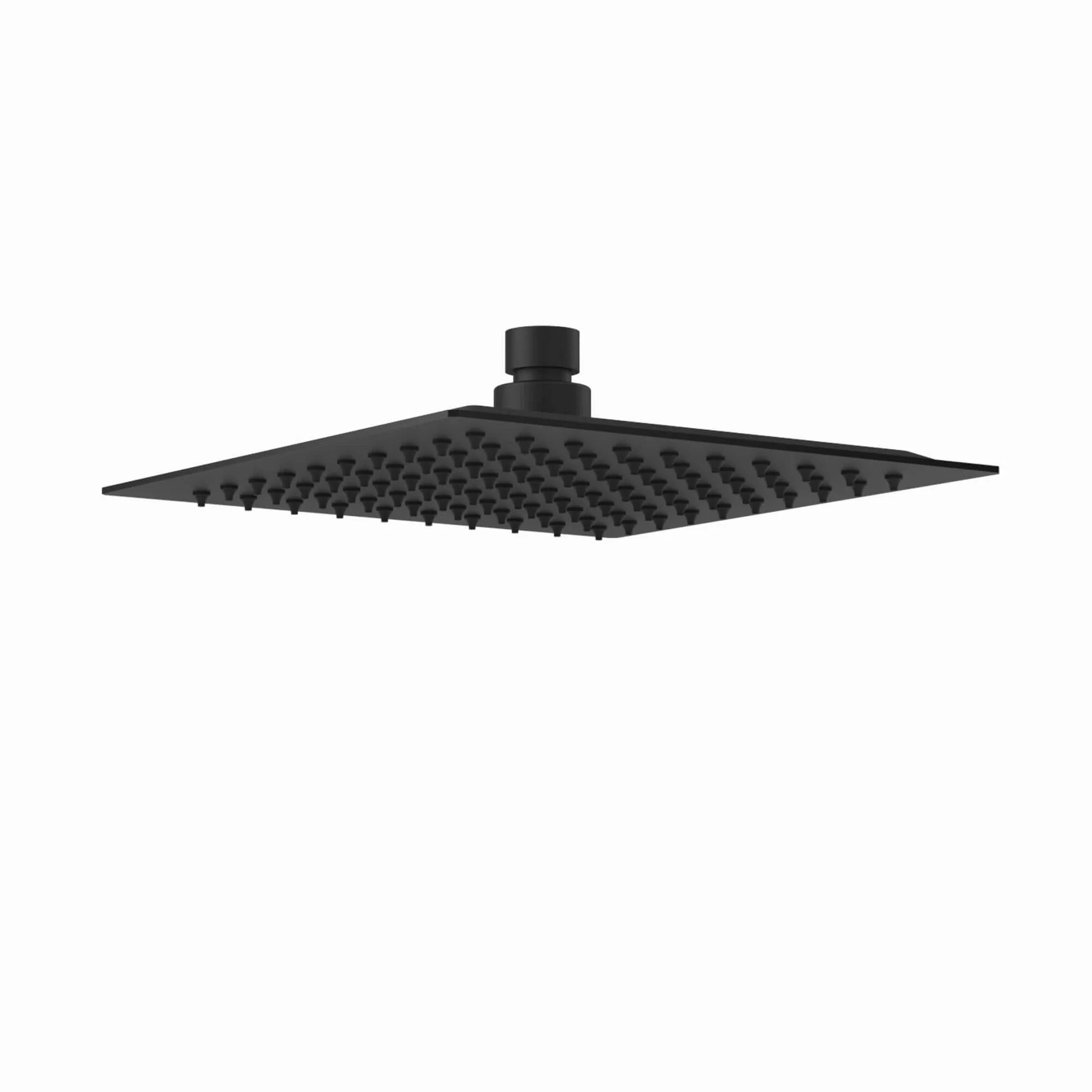 Ultra Slim Shower Head Square Matt Black Finish