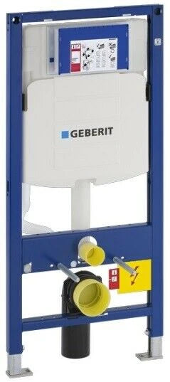 Geberit Duofix UP320 WC Frame Rimless Wall Hung Toilet Pan with Soft Close Seat